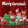Plastic Santa Claus Building Blocks Cartoon Christmas Decorations Children Christmas Doll Party