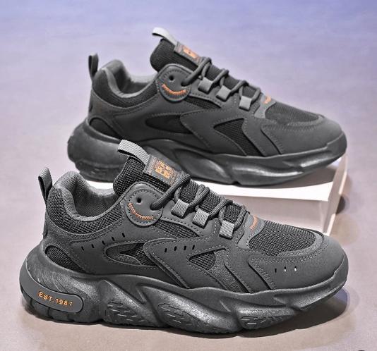 Новая дышащая мужская обувь весна осень универсальная мужская обувь с увеличением высоты стельки противоскользящая спортивная обувь H185