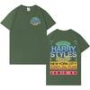 Singer HarryStyle Trendy Album Together Tour Tshirts Aesthetic Pop T Shirt Mens Women Harajuku Loose Oversized Casual T Shrits