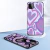 Чехол с узором в виде фиолетового сердца и вихря для Samsung Galaxy A12 A22 A31 A32 A50 A51 A70 A71 A72 A11 A21S A02S A10S A20S A30S A52 S 5G