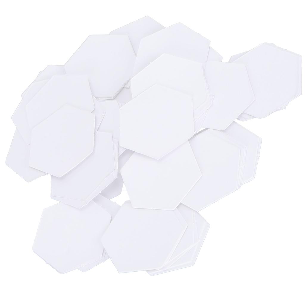 100Pcs PatchWork Template Hex Paper Modelboard Quilting Sewing Craft DIY Stitching Tool(16mm Hex )
