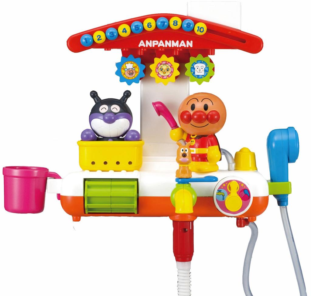 AGATSUMA Anpanman - Lots of Fun! Anpanman In the Bath - Size: W370 X H300 X D150 Mm