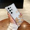 Чехол для телефона Samsung Galaxy S25 FE S24 S23 S22 S21 Ultra S20 Plus Note 20 10 S25FE Прозрачный противоударный чехол Милая маленькая капибара