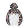 Куртка-бомбер с цветочным принтом для мужчин в стиле хип-хоп, приталенная куртка-пилот с цветочным принтом, пальто, мужские куртки с капюшоном
