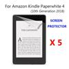 5pcs New 6" e-Reader Anti-Fingerprint Matte Screen Protector Protective Film Guard