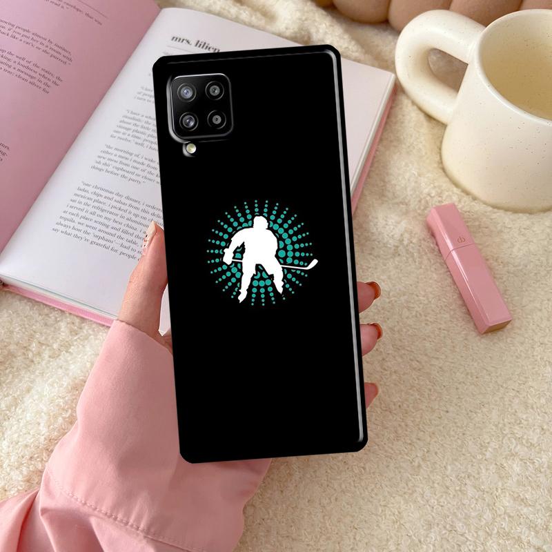 Чехол для Samsung Galaxy A16 A26 A36 A56 A06 A53 A33 A13 A12 A32 A52 A55 A35 A15 A54 A34 A14 Спортивный чехол для катка по хоккею
