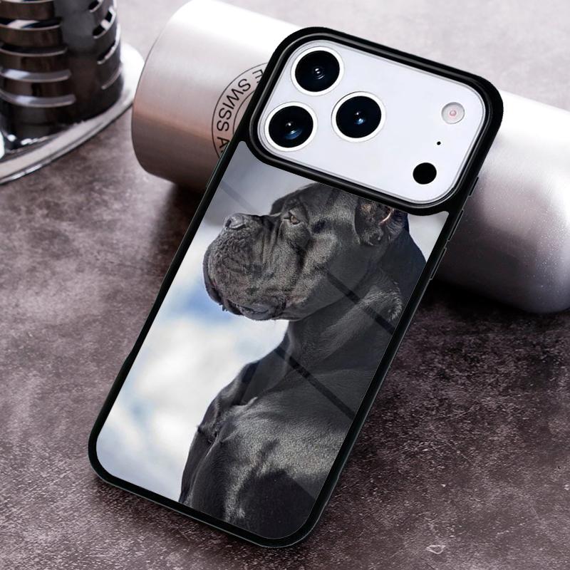 Чехол для телефона с изображением итальянского мастифа Кане Корсо для iPhone 17 16 15 Pro Max Air 14 13 12 11 Plus Ударопрочный чехол