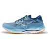 Wave Rider 27 Lightweight Comfortable Fabric Shock Absorption Durable Resilience Low-Top Running Shoes Men Sneaker Blue J1GC237504