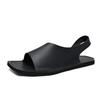 Fashion New Arrival Summer Men's Casual Shoes Simple Solid Color Sandals Street Style Male Sandaly Stylish Simple Beach Flats Slippers