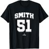 Уилл Смит 51 Техас Футболка MLBPA1