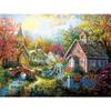 Алмазная вышивка сад полный квадратный круглый рукоделие алмазная живопись пейзажная мозаика дом горный хрусталь комплект домашний декор