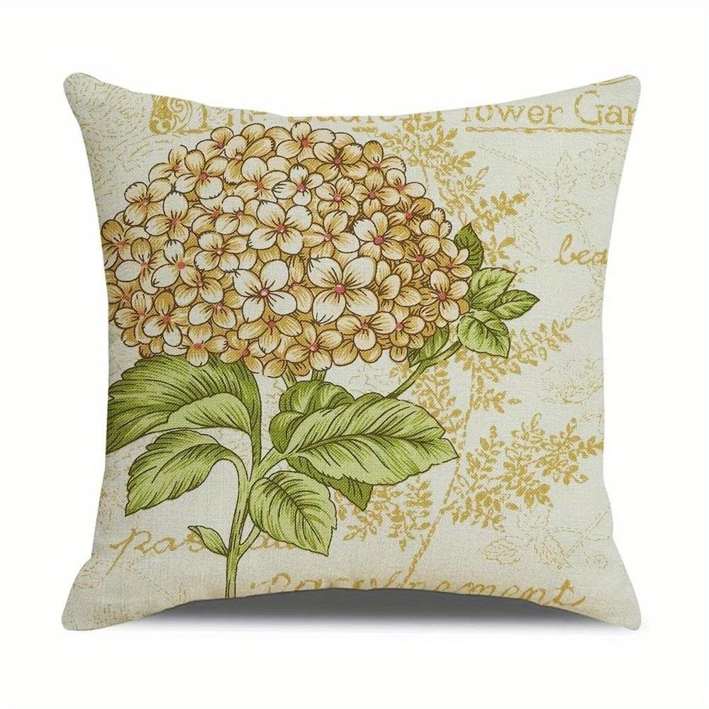 Classic Floral Pattern Throw Pillow Covers Pattern Cushion Cover Suitable For Sofa Bedroom Car Pillow Cover