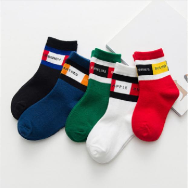 5 пар детских неувядаемых мягких детских носков из чистого хлопка с животным дизайном для девочек от 0 до 12 лет