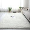 Plush Carpet Suitable For Living Room White Soft Fluffy Carpets Bedroom Bathroom Non-slip Thicken Floor Mat Teen Room Decoration