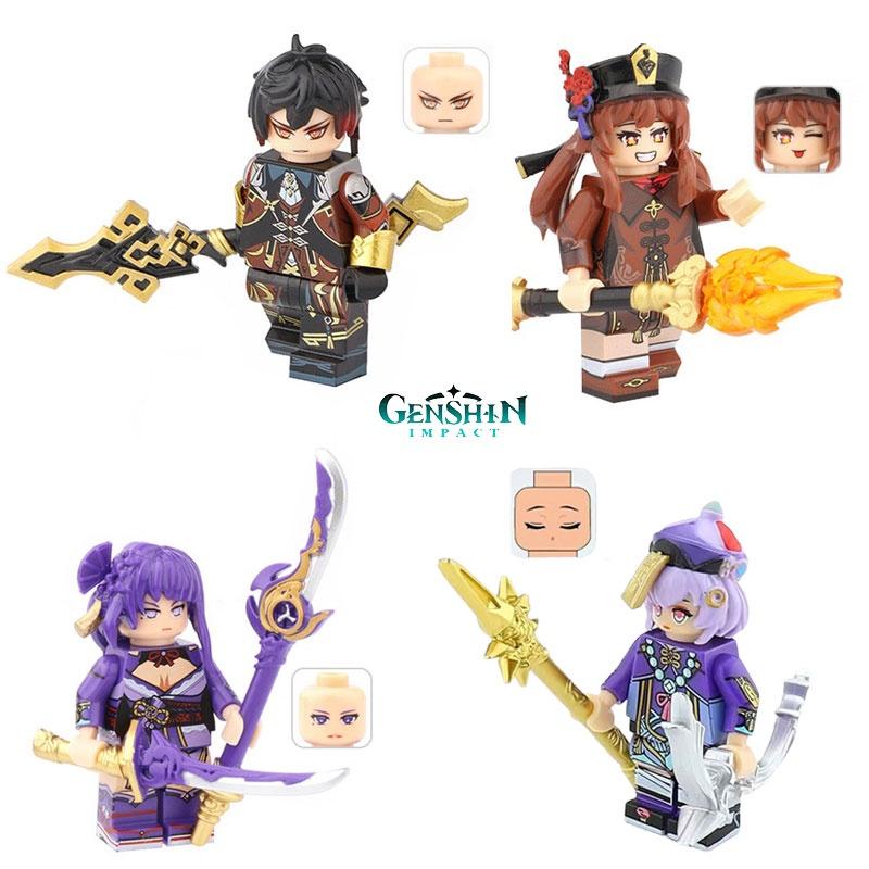 Оригинальная фигурка Genshin Impact, игрушка-конструктор для детей