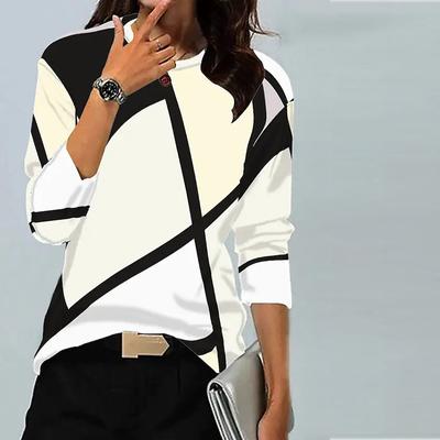 Женский лонгслив с полосками