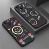 Чехол для Apple iPhone 14 13 11 12 Pro 7 XR X XS Max 8 Plus 6 6S SE 2022 13Pro Черный Мягкий Телефон Фунда Смайлик Полоски