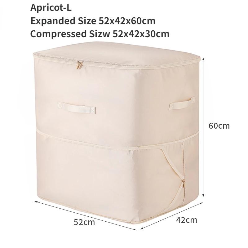 1pc Compression Packing Cube Wardrobe Drawer Puffer Jacket Storage Foldable Luggage Suitcase Organizer Compressed Travel