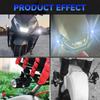 Universal Dual Color Spotlights Motorbike Truck Trailer Off-road MOTO Accessories Motorcycle LED Headlight Mini Driving Light