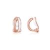 Free Bird Painless Earrings for Popular Pink Clip Silver For Everyday Use Women, Gold, Seashell, Earrings, 925, Hypoallergenic, Non-Pierced Earrings,