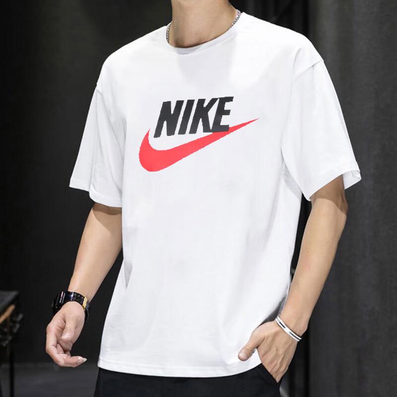 Nike Мужская летняя футболка с коротким рукавом AR5005-100