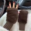 Женские шерстяные перчатки с пальцами, плюшевые, высококачественные, стильные, для офиса, письма, автомобиля, защита от холодного ветра, запястье