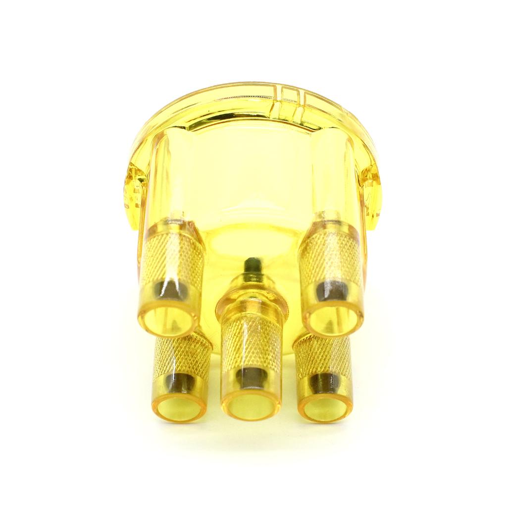 Transparent Distributor Cap Replacement for VW Dune Buggy Bug Ghia Baja Bus, Yellow