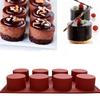 8 Holes Silicone Cake Mold Baking Pastry Chocolate Pudding Mould DIY Muffin Mousse Ice-Creams Biscuit  Decorating  Tools