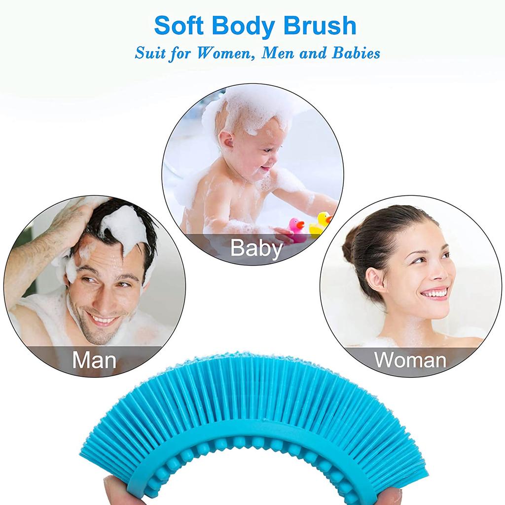 Exfoliating Silicone Body Silicone Brush Silicone Body Wash For Skin Exfoliation