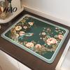 Waterproof Countertop Mat Chinese Style Thickened Tea Kitchen Draining Anti-slip Water Absorbent Coaster Non-Slip Wash-Free Pot Pad Towel