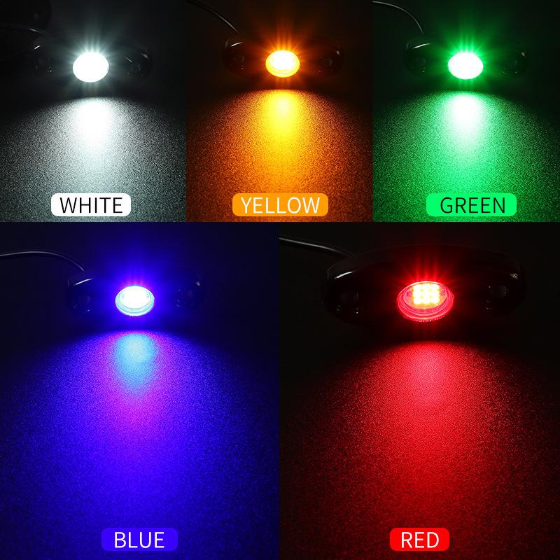 Светодиодная подсветка для автомобиля, светодиодная подсветка днища RGB, атмосферная подсветка экстерьера, нижняя лампа для автомобиля, для Jeep, внедорожника, грузовика, квадроцикла, UTV, днища, боковой части лодки
