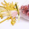 500Pcs Wedding Party Supplies Packaging Rope for Candy Bag Baking Wrapping Lollipop Gift Sealing Ties Gold Silver Metallic Twist Ties