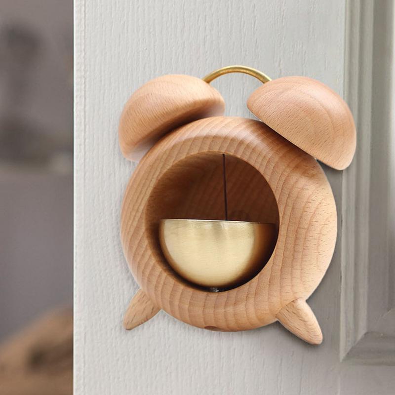 Колокольчик для двери Магнитный колокольчик для продавца Магнитный деревянный декор в японском стиле Украшения Гаджет для холодильника Комната Веранда Сад