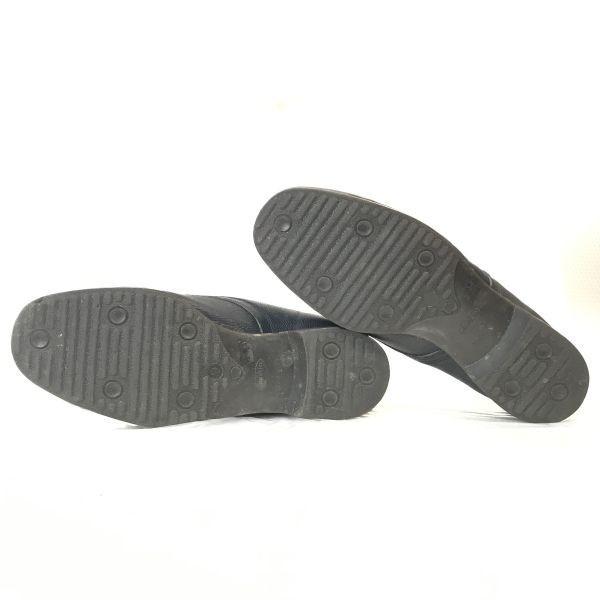 Винтажные/JENKIN/Кожаные европейские сервисные туфли со стальным носком, простой носок/9/27.5/Черный/ЧЕРНЫЙ/Безопасность/Деловые туфли(ИСПОЛЬЗОВАЛ)