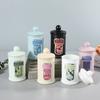 Colorful Tea Can Soy Wax Scented Candle Home Unscented Souvenir Candle