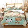 Cute Bubu Dudu Cartoon Bear Panda Duvet Cover Kawaii Bedding Sets Soft Quilt Cover and Pillowcases Single_Double_Queen_King Kid