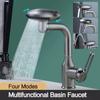 4 Modes Waterfall Basin Faucet Gentle Water Flow Cold Hot Water Faucet Water Sink Tap  Washstand