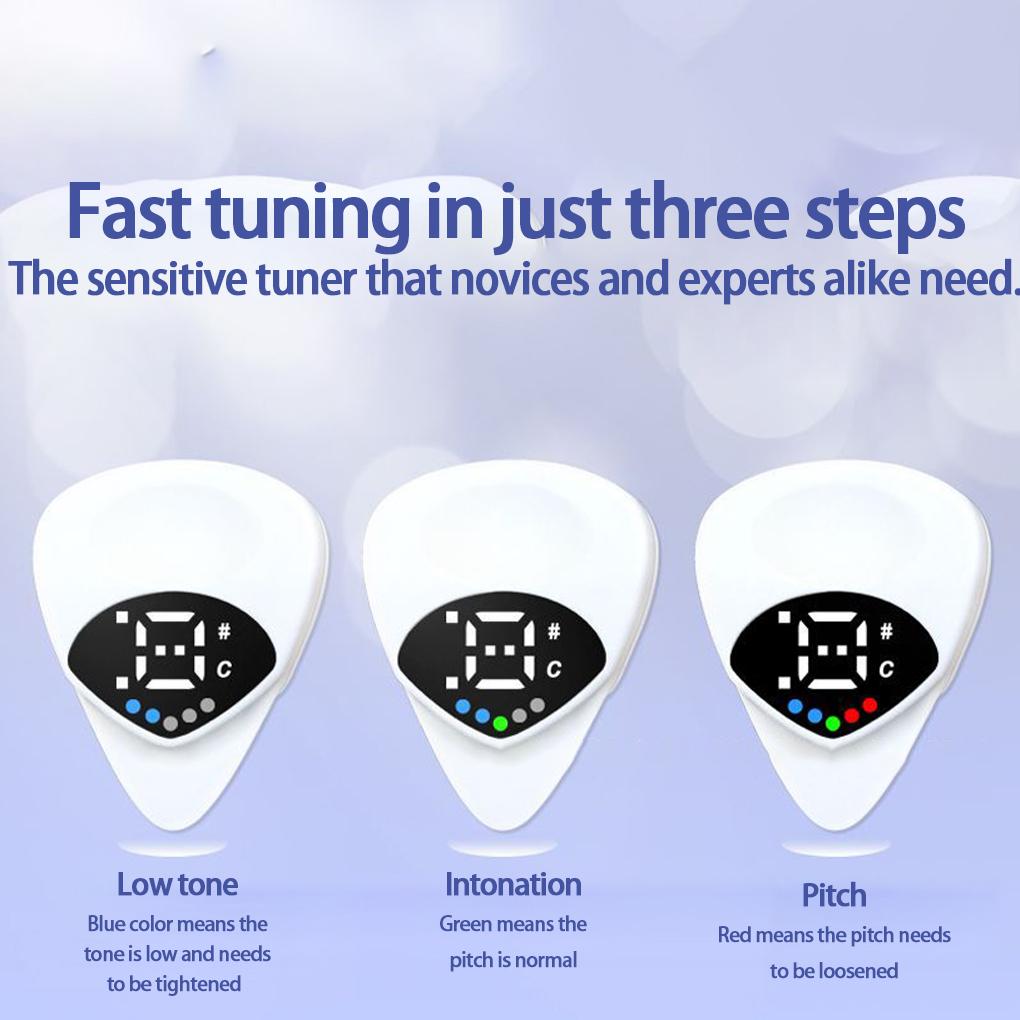 Snark Гитарный Тюнер Цифровая Настройка со Светодиодным Дисплеем 2-в-1 Гитарный Тюнер и Медиатор Подарки для Гитар А