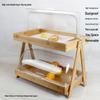 European Style Wooden Pastry Display Tray with Lid