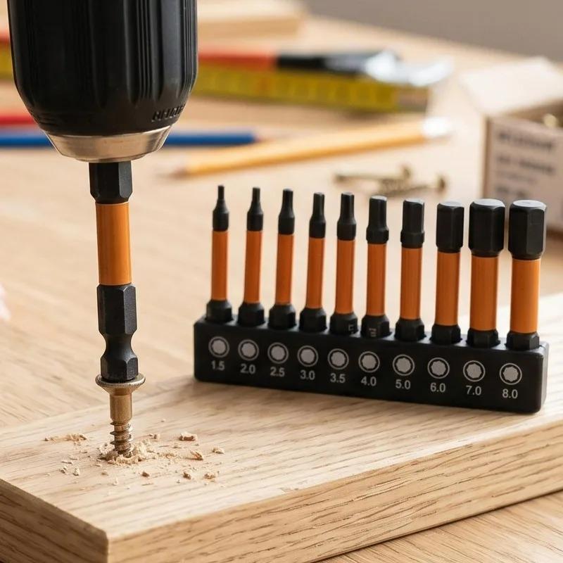 20/10x Magnetic Torx Hexagonal Drill Bit Set 25/50mm Hex Head Shank Screw Driver Screwdriver Bits Wrench Electric Drilling Tools