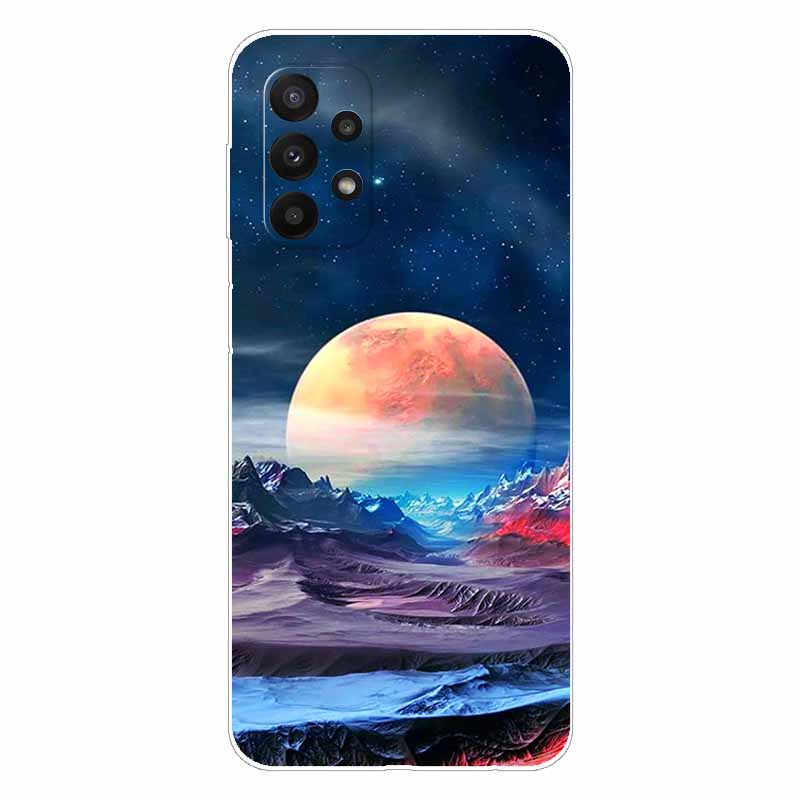 Чехол-бампер для Samsung Galaxy A23 5G, Мягкая силиконовая задняя крышка для Samsung A23 4G 6.6'', Ударопрочный чехол-бампер, Fundas A 23, Расписной