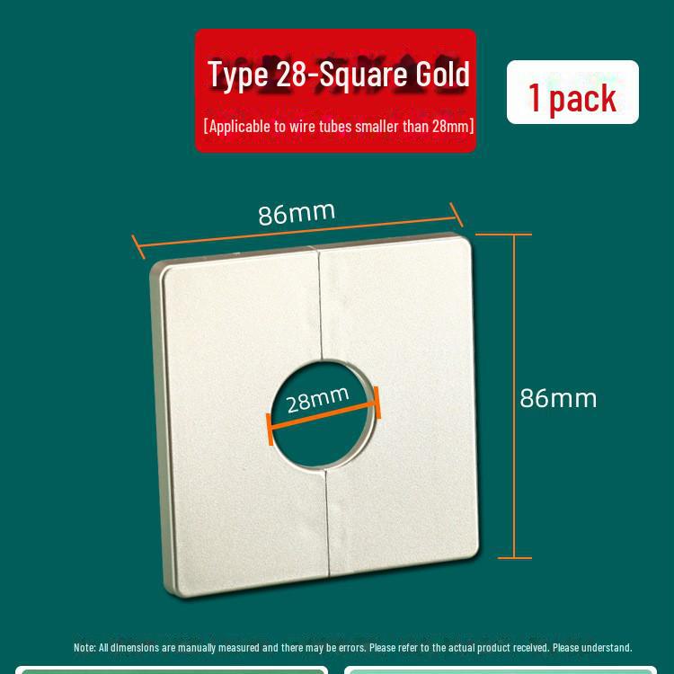 «Декоративная заглушка для отверстий в стене для труб кондиционера и крана»