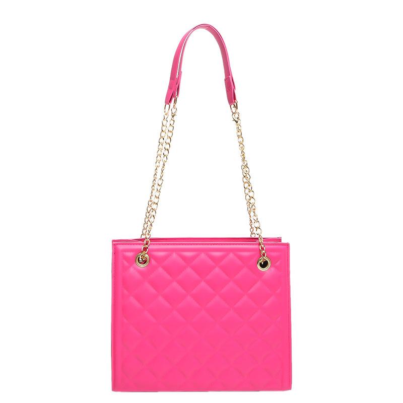 2024 Новая модная сумка через плечо в форме ромба, модная универсальная сумка под мышкой, большая вместимость, цепочка с косым ремешком, женская сумка