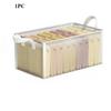 Pvc Transparent Storage Box Reinforced Handles Clothes Stackable Practical Sundries Boxes Storage Box Foldable Multi Purpose Bin