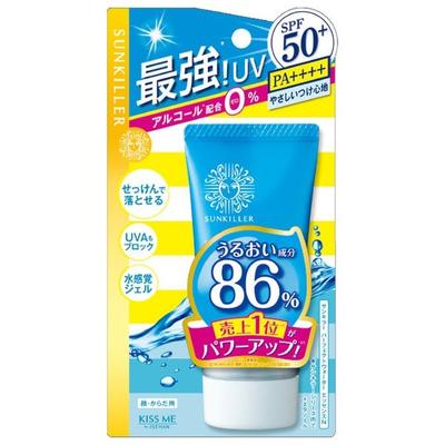 Sunkiller Perfect Water Essence лёгкий гелеобразный солнцезащитный крем без спирта с высокой защитой SPF, 50+ PA++++50 гр
