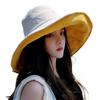 Anti-UV Bucket Hat Double-Sided Fisherman Cap Spring Summer Panama Hat  Women Men
