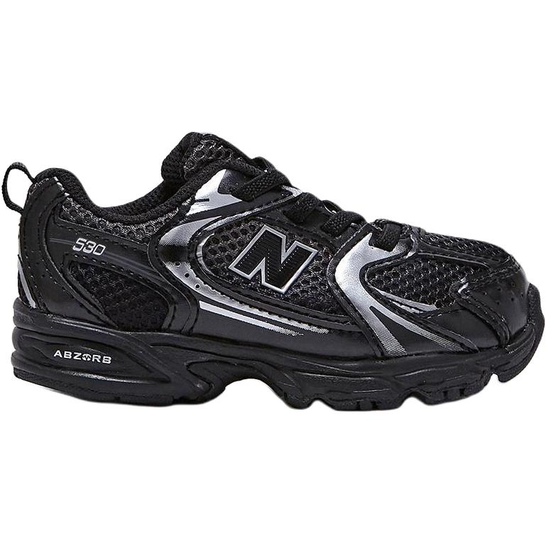 New Balance Nb 530 Удобные Мягкие Низкие Кроссовки для Ходьбы Детские Кроссовки Черные IZ530LT