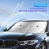 Car Windshield Sun Shade Cover Visor Protector Parasol Hubcap For Alfa Romeo 147 156 159 166 Giulia Stelvio Giulietta Mito Disco khg156