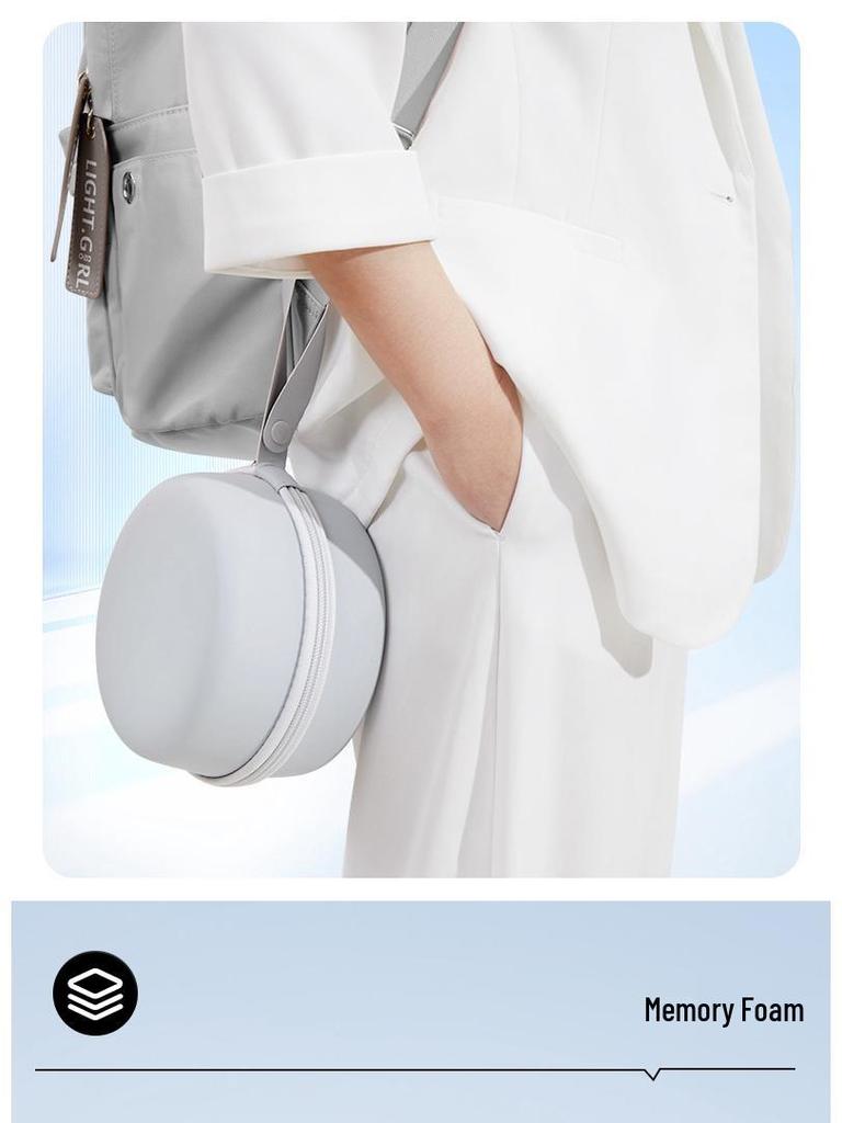 Дорожная подушка из пены с памятью U-образной формы с компактным хранением и поддержкой шеи с двумя выступами