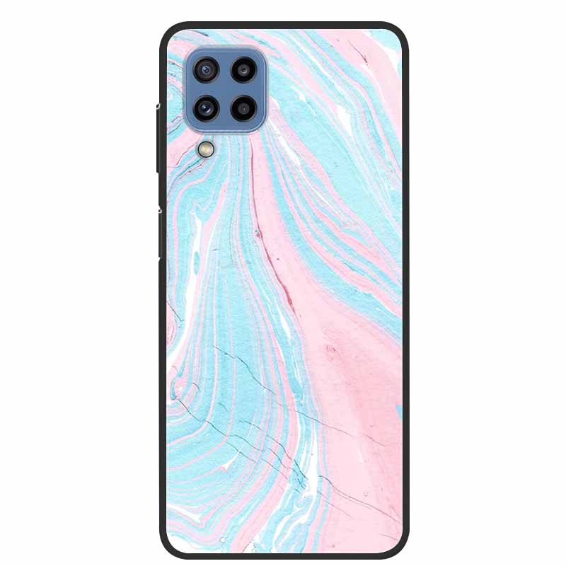 Для Samsung Galaxy A12 Чехол Мраморный ТПУ Силикон Мягкий Чехол для Телефона Для Samsung Galaxy M12 Чехол Samsung F12 Защита Подарок Новый Para